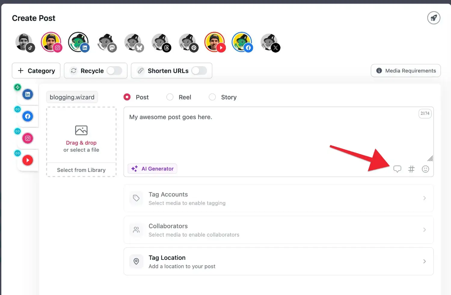 03 how to add a first comment in viraly