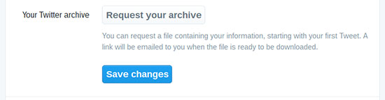 Your Twitter Archive