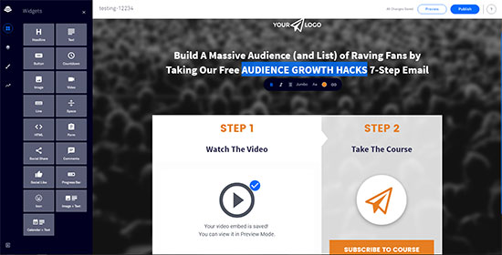 Create, Test And Monitor Landing Pages With LeadPages