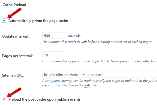 Page cache. Cache cache. Preload example.