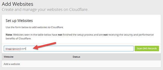 Scan DNS With CloudFlare