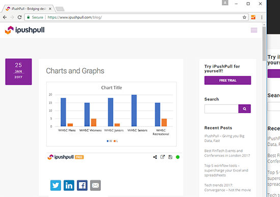 Embed Chart Or Graph Embed Data Into WordPress