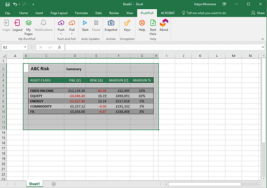 Log In Via Excel
