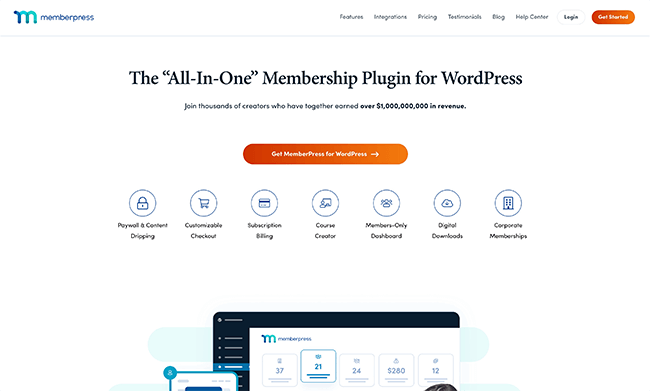 MemberPress Homepage