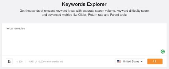 5a Ahrefs Keyword Explorer