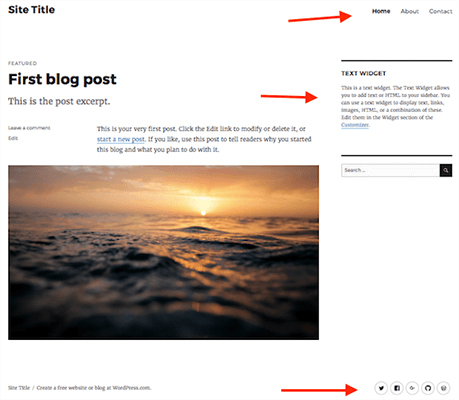 WordPress.com Premier article de blog