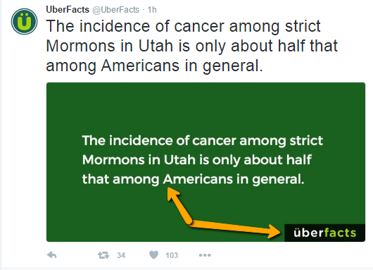 Uber Facts Tweet Example 1