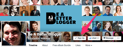 Be A Better Blogger Sign Up