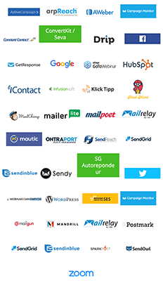 List Of Email Marketing Services Integrated BW