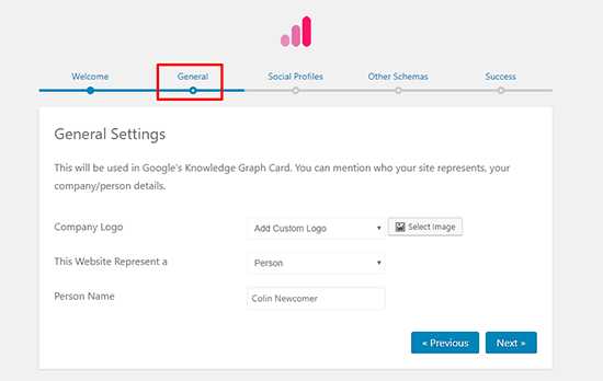 General Tab Settings Schema Pro Rich Snippets