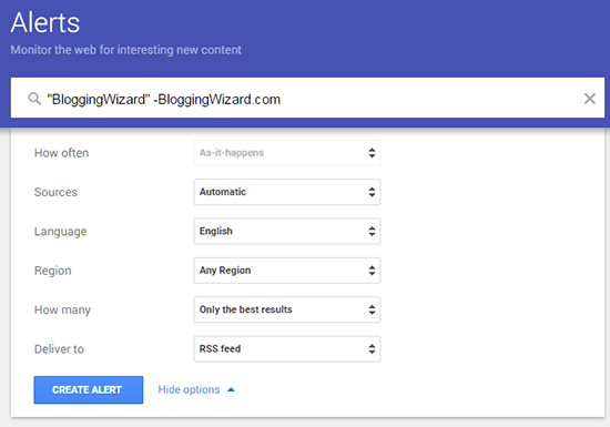Google Alerts