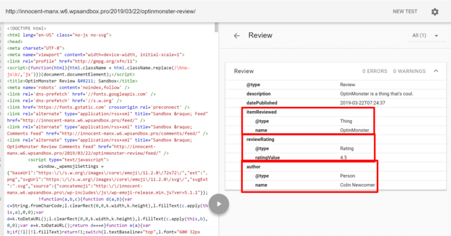 22 Clicking On Schema Type For More Information