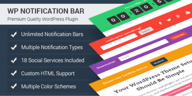 WP Notification Bar