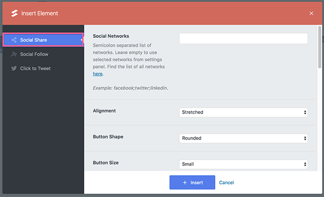 10 Window popup ti edit settings