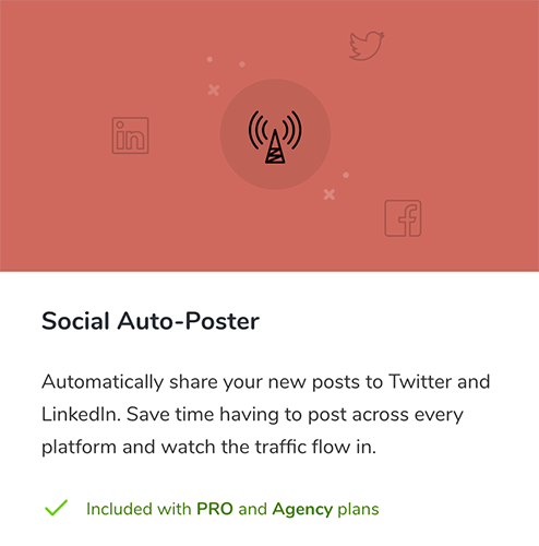 23 Social Auto Poster add on