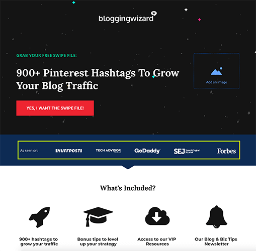 Blogging Wizard Landing Pages