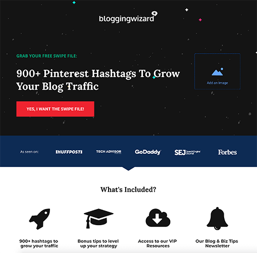 Landing page in progress with Leadpages