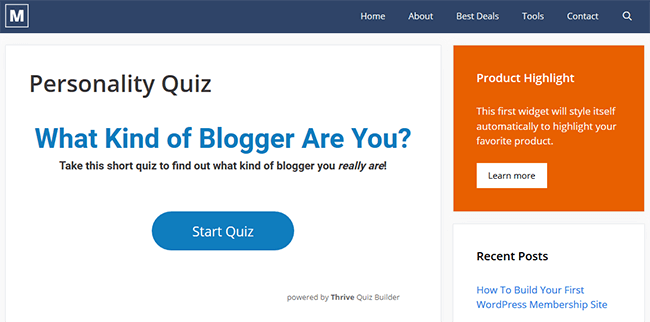 How To Build a Personality Quiz in WordPress [Only 4 Steps!]