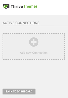 Active Connections - Add New Connection