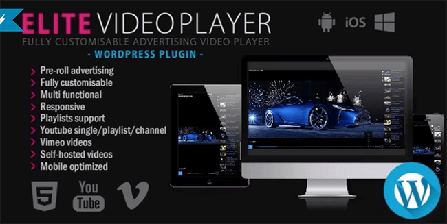 Elite Video Player Homepage