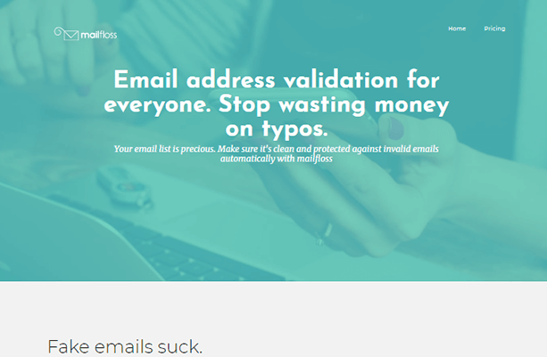 MailFloss Homepage