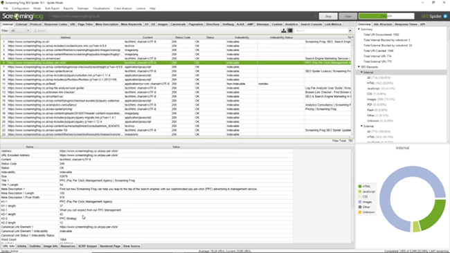 screaming frog seo spider