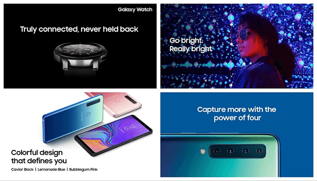 Publicidad de Samsung
