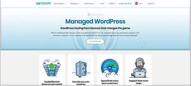 WordPress-Hosting verwaltet von Nexcess