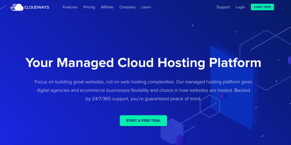 cloudways ha gestito l'hosting cloud