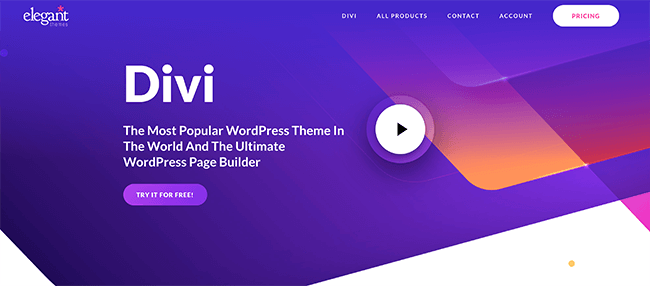 Divi WordPress Theme Builder