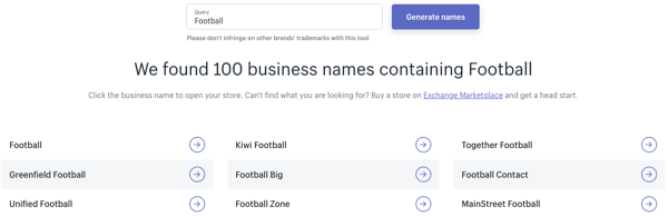 shopify name generator