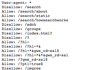 4.1 google robots txt