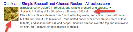 4.5 Recipe Schema Markup Example