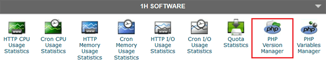 manage php version