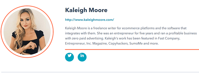 Kaleigh Moore Bio