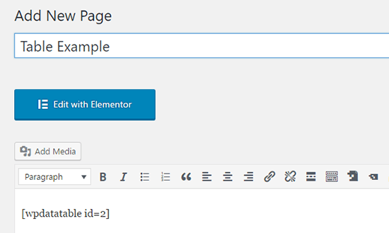 Paste Shortcode In Page