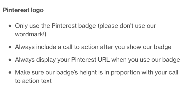 Pinterest Logo Guidelines