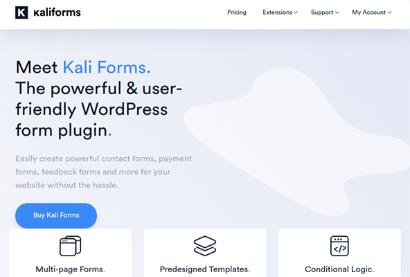 kali forms wordpress plugin