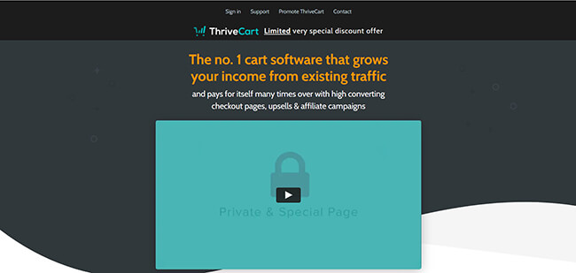 ThriveCart Homepage