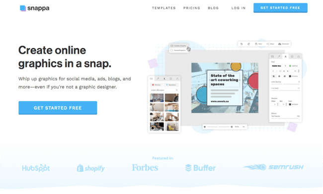 Snappa Homepage