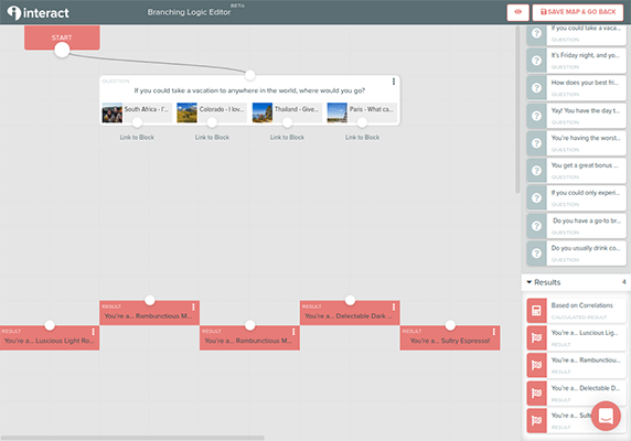 tryinteract branching logic