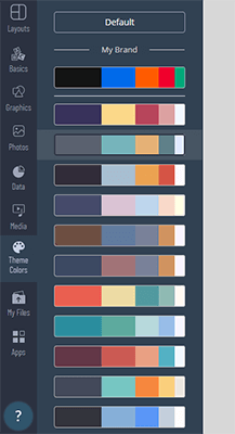 18 Theme colors tab