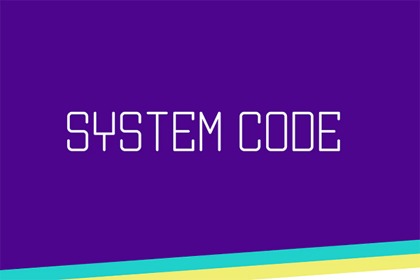 System Code Monospaced Font