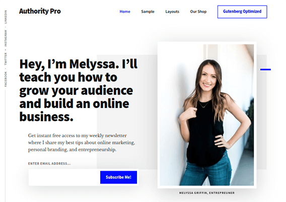 authority pro wordpress theme