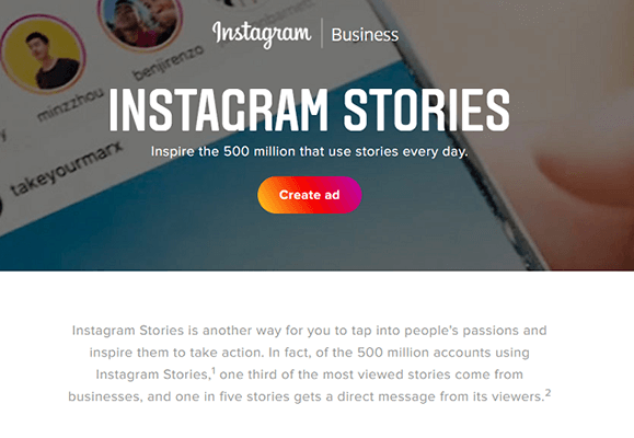 Instagram Stories are used by over 500 million accounts each month