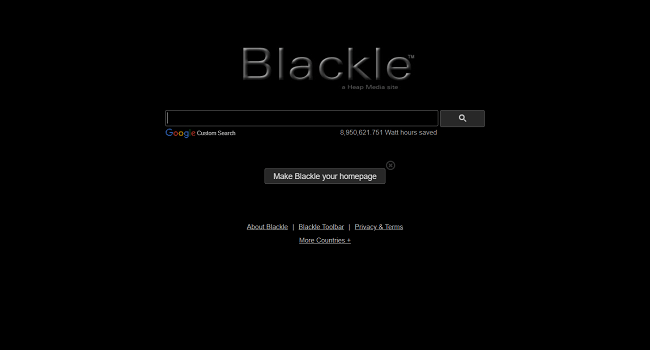 Blackle Screenshot