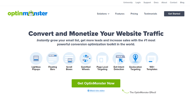 OptinMonster Homepage