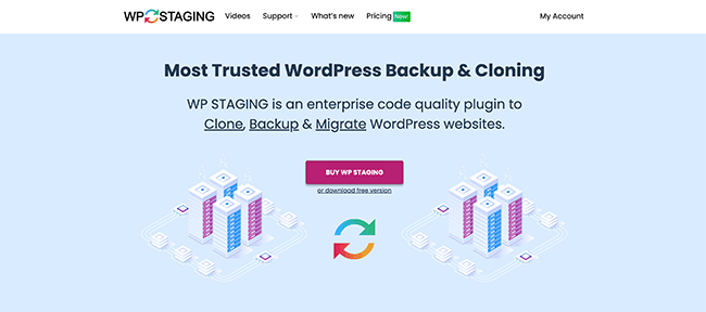 WP Staging Homepage