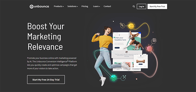 Unbounce Homepage