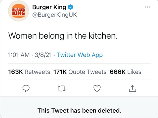 When not to trend - Burger King
